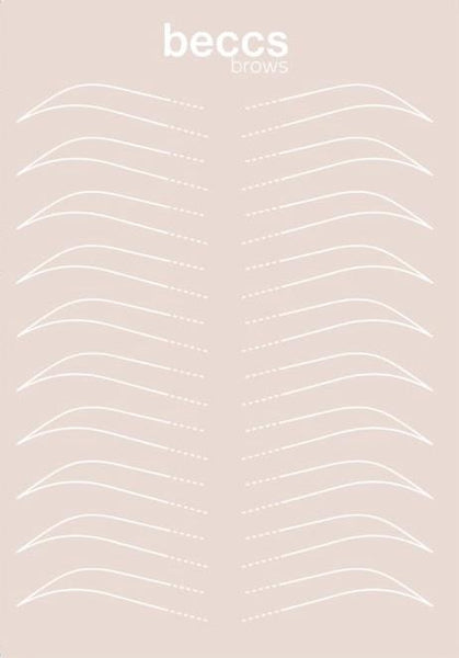 Beccs Brows double sided silicone practice skin  (5 pack)